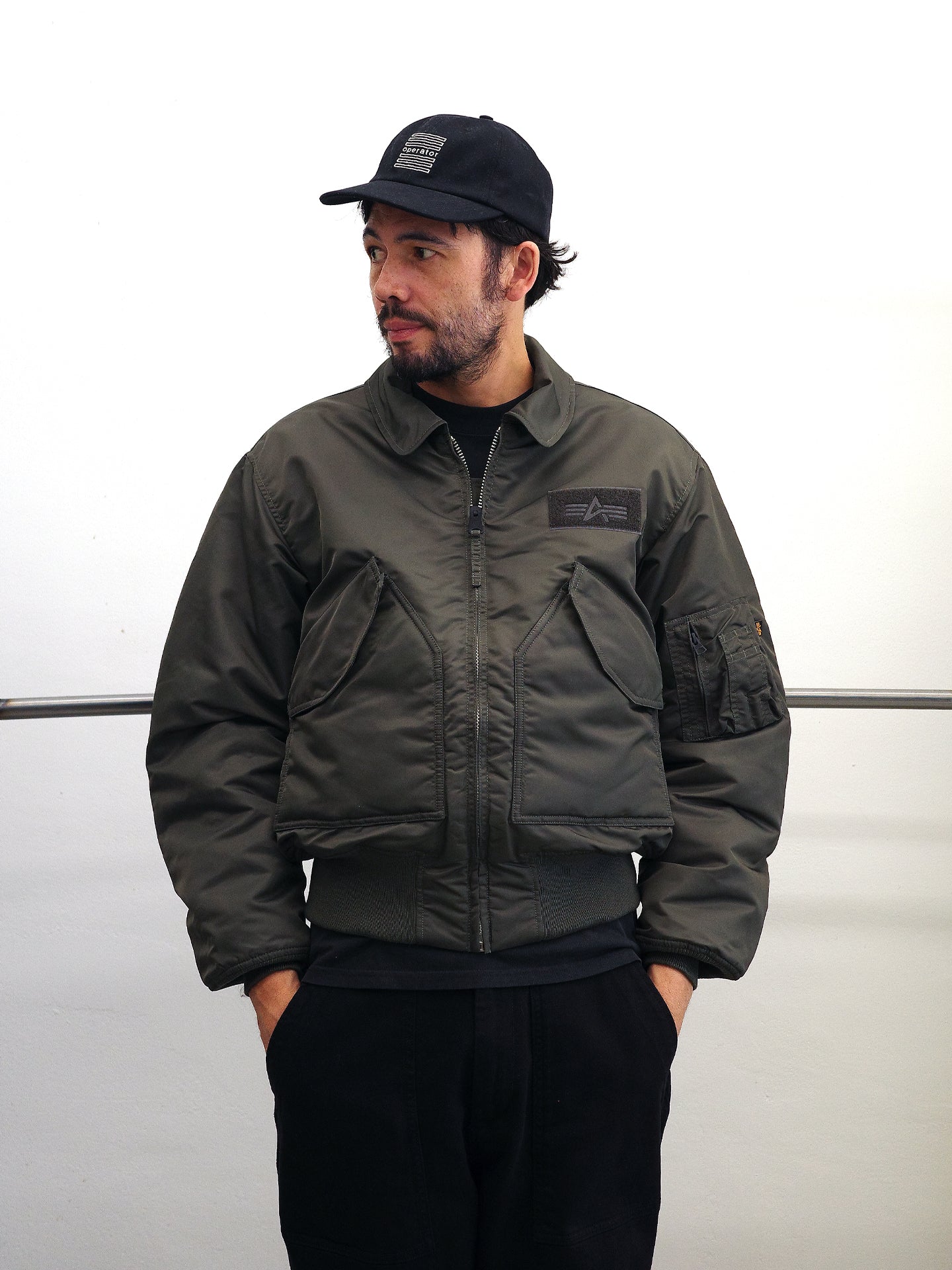CWU 45 HERITAGE BOMBER JACKET GRY