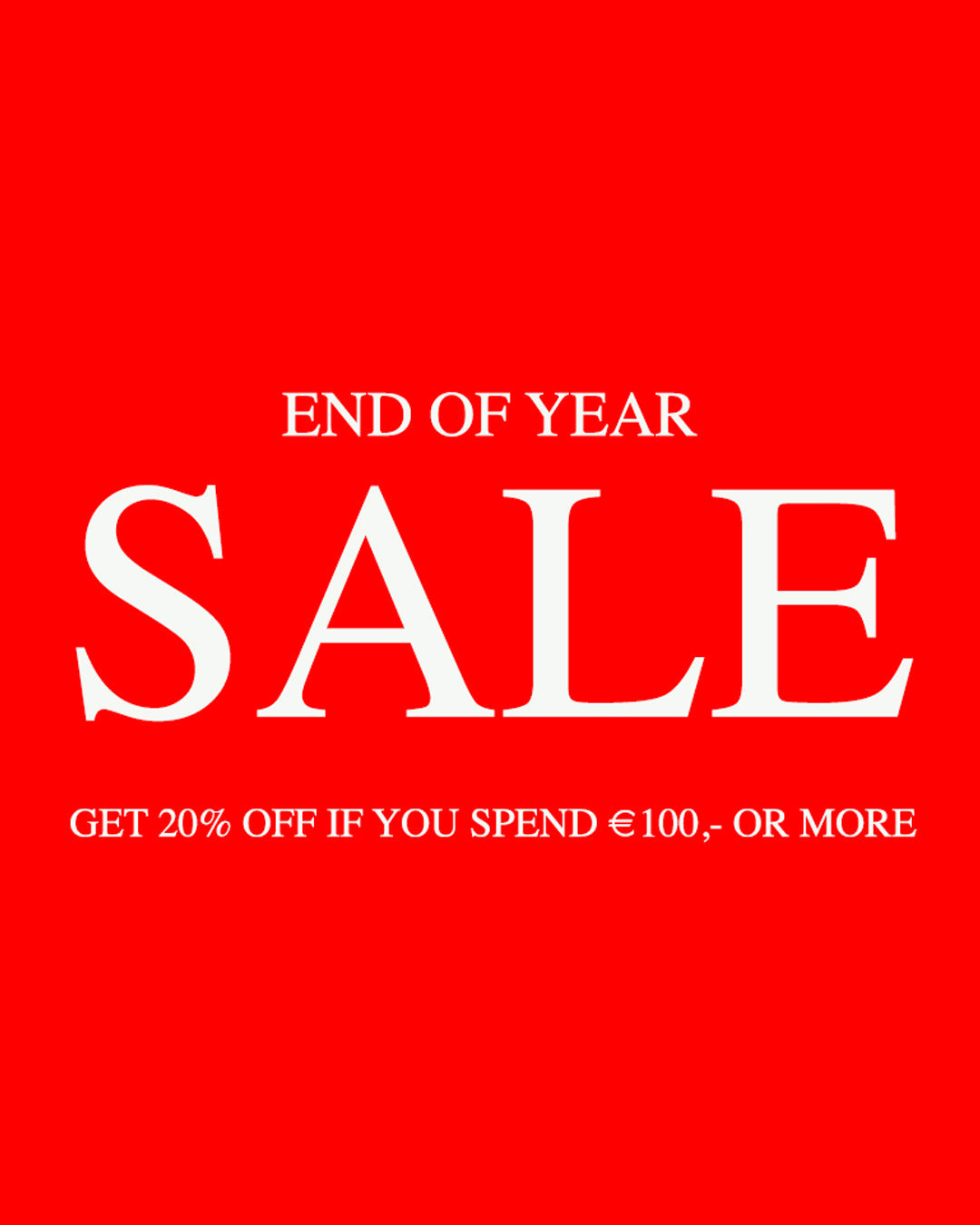 END OF YEAR SALE