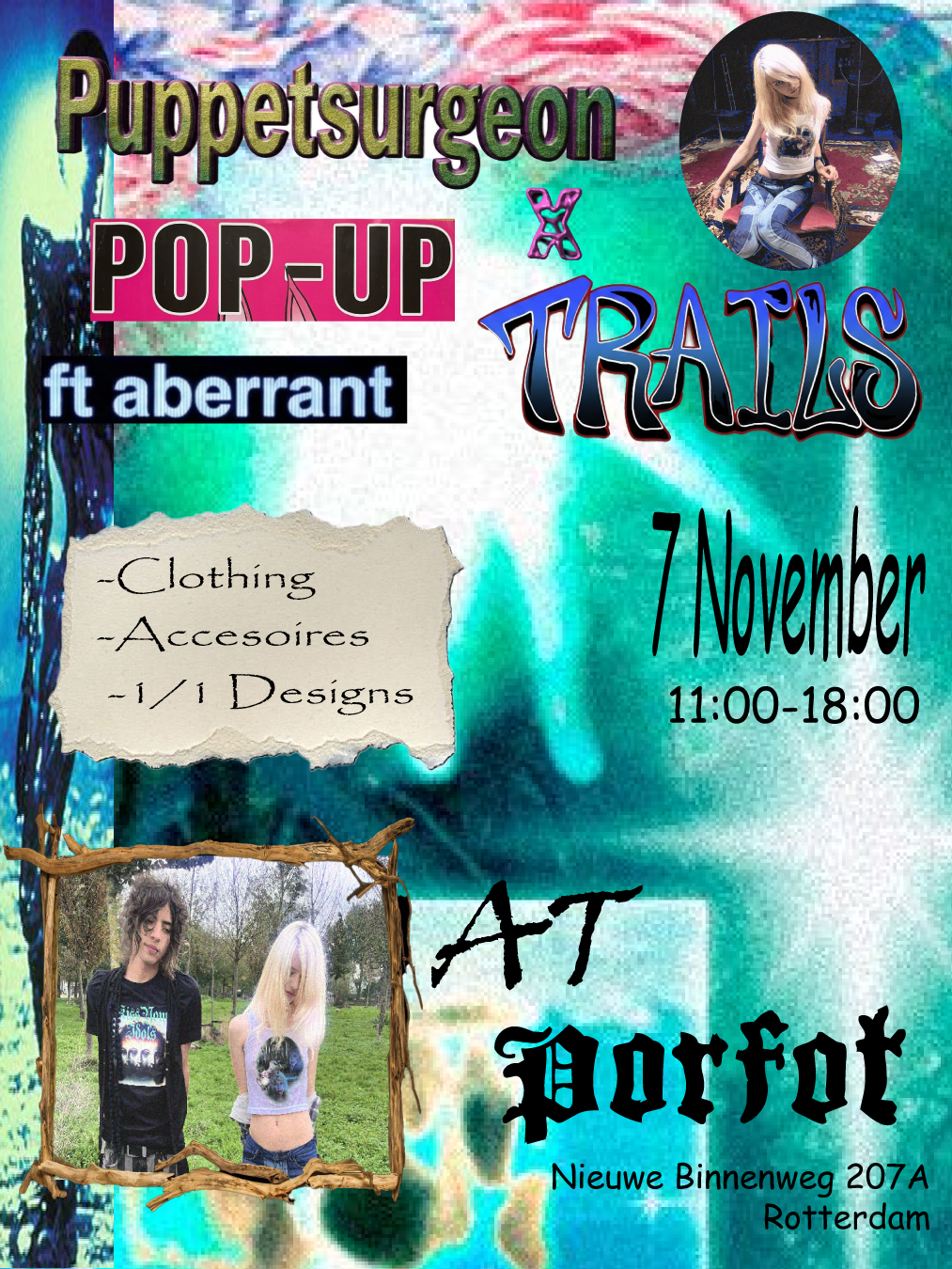 POP-UP SHOP NOVEMBER 7TH: PUPPETSURGEON & TRAILS