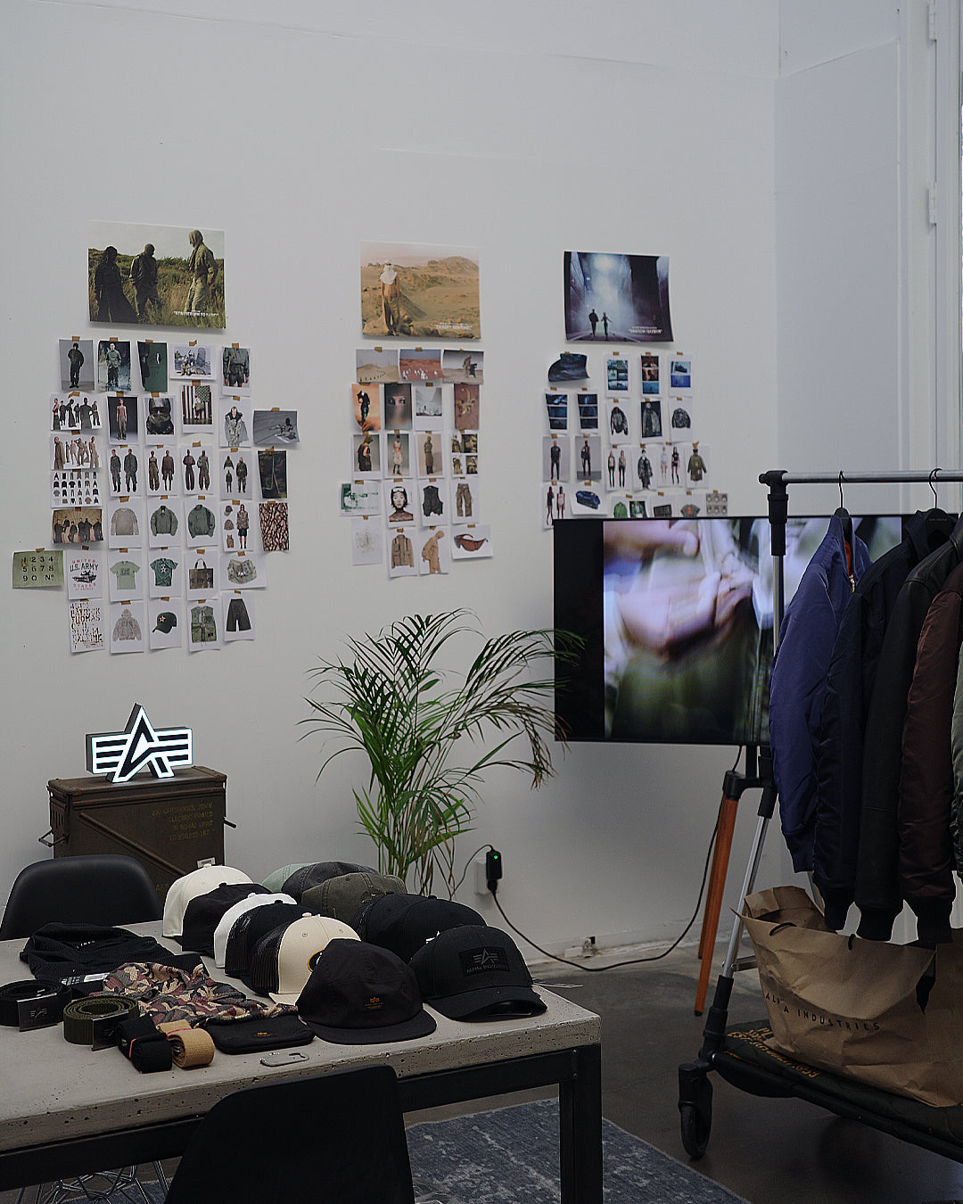 VISIT: ALPHA INDUSTRIES SHOWROOM