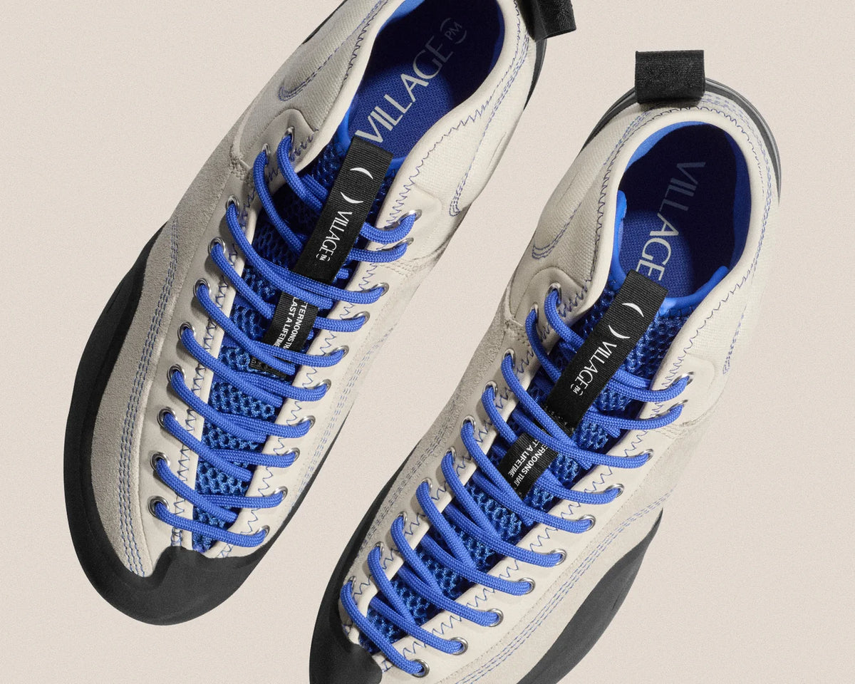 1PM MID CREAM BLUE / NATURAL BLACK