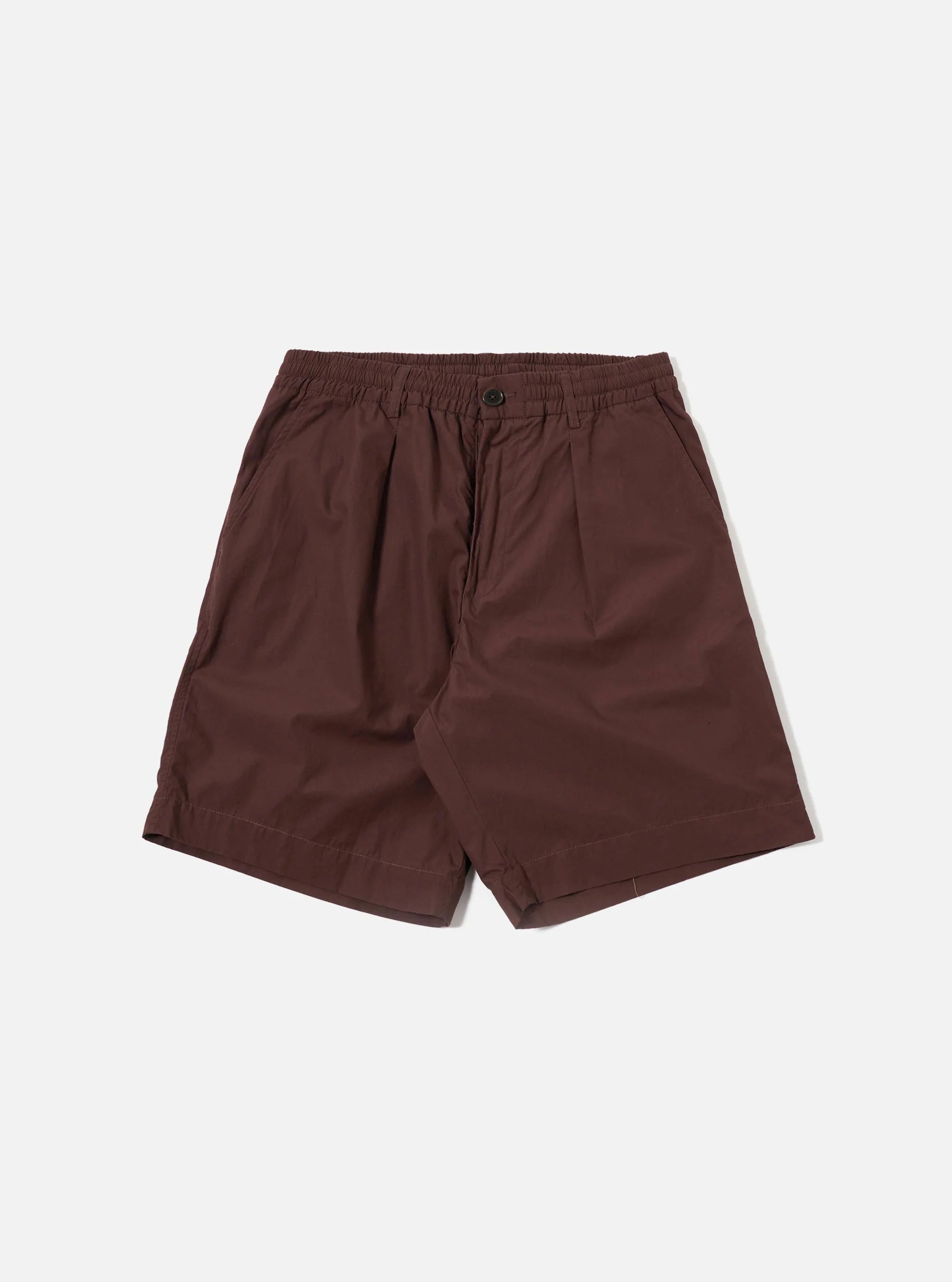 PLEATED TRACK SHORT POPLIN