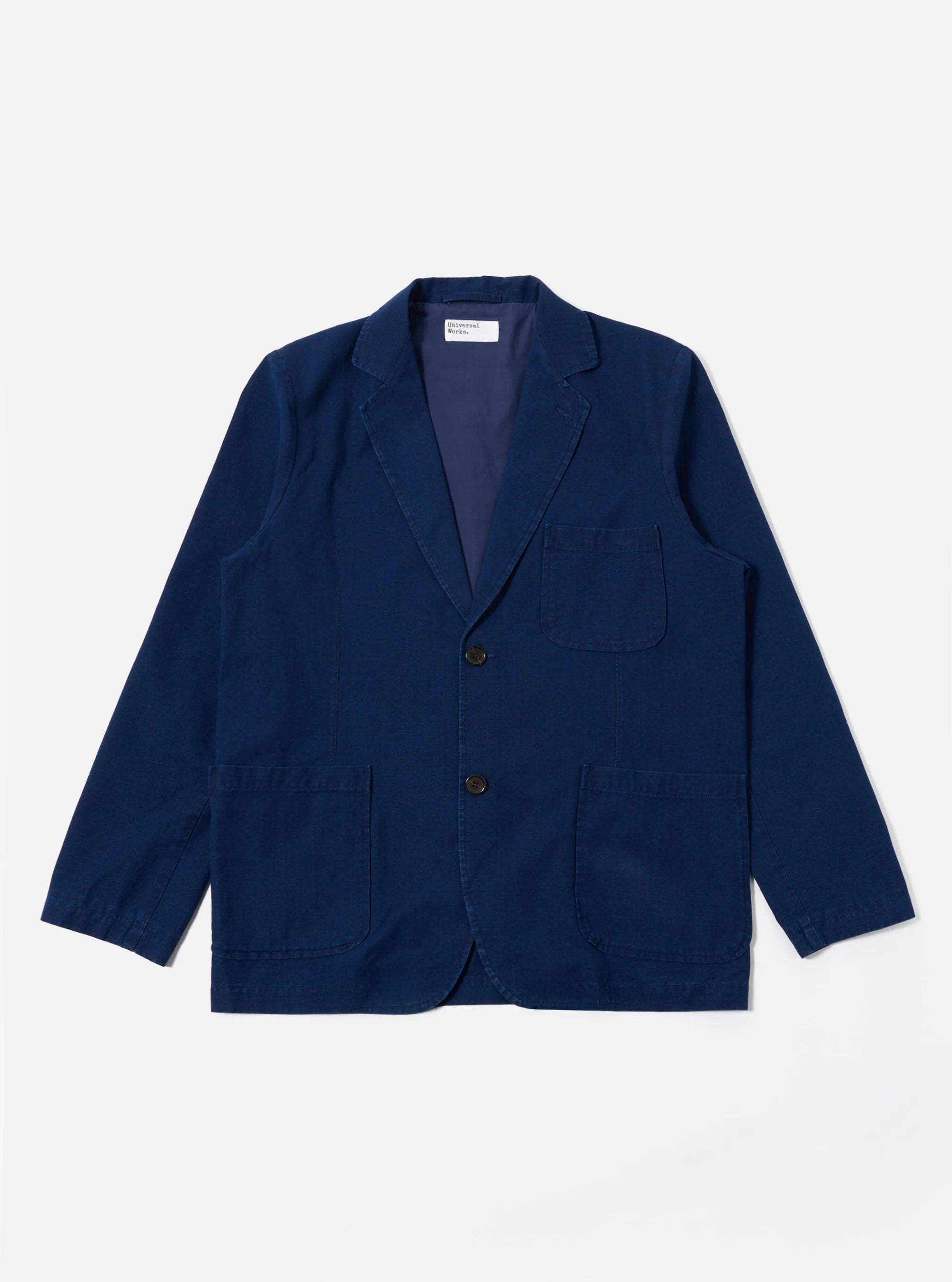 TWO BUTTON JACKET INDIGO