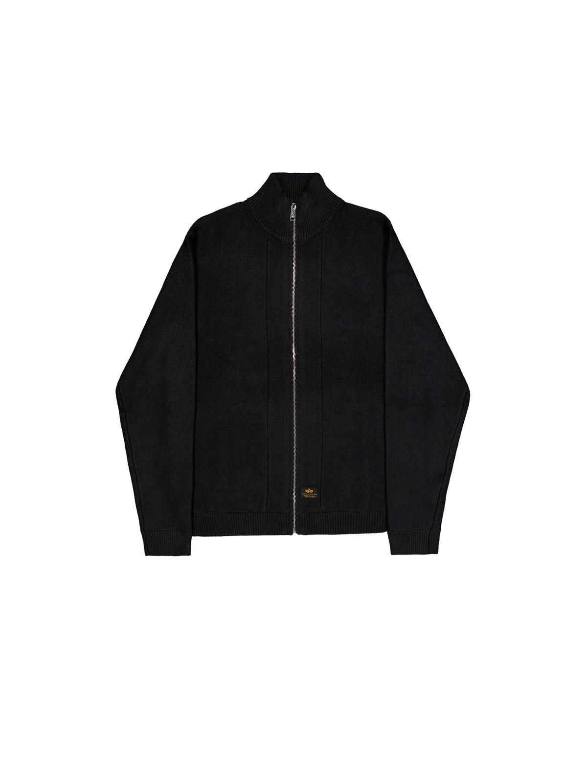 KNITED ZIP JACKET BLACK