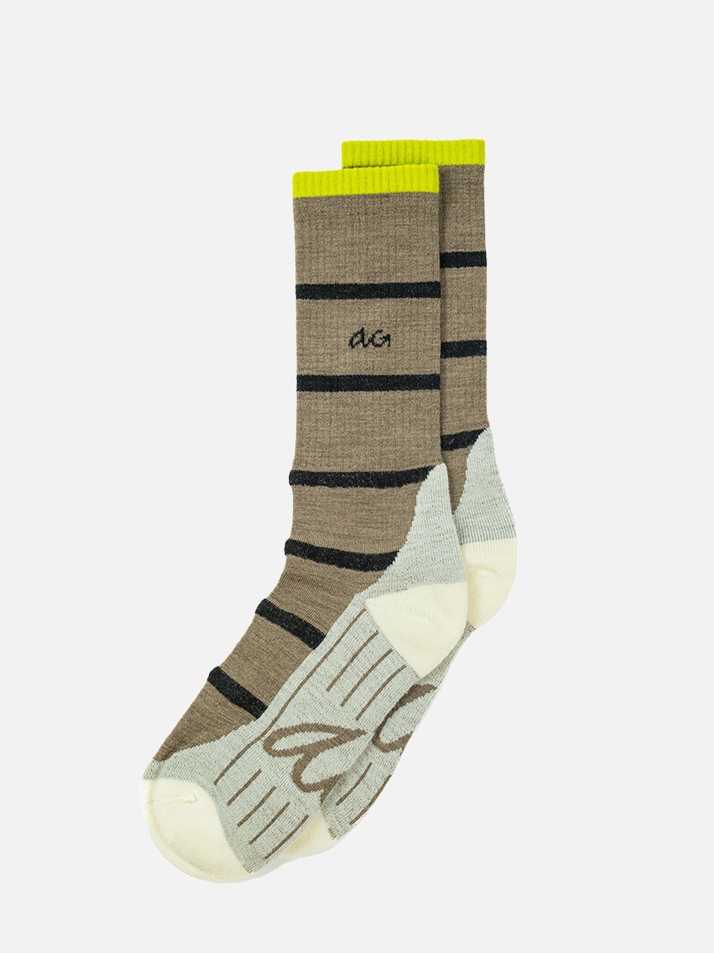 MERINO HIKE STRIPE THIN TOBACCO