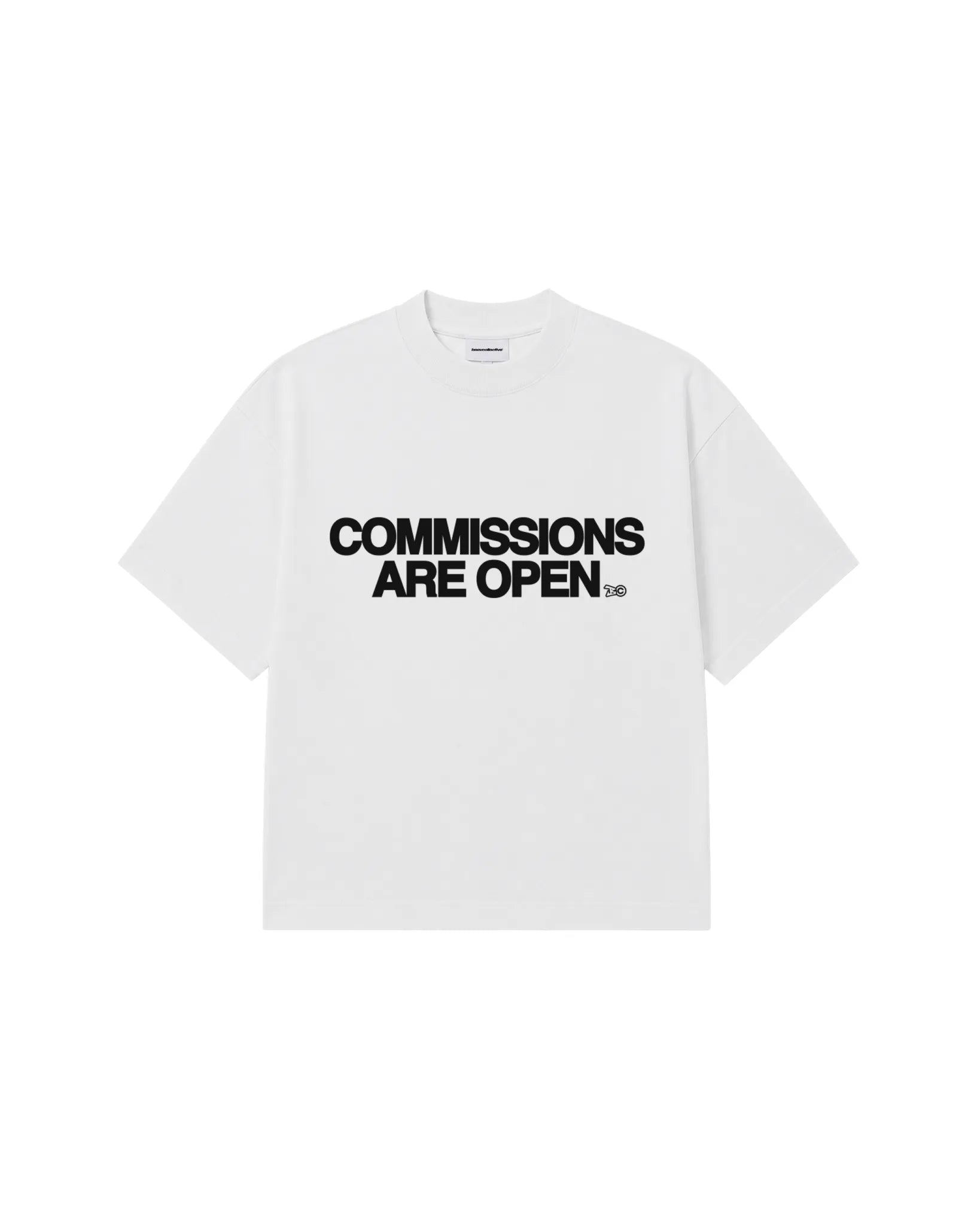 COMMISSIONS ARE OPEN WHITE