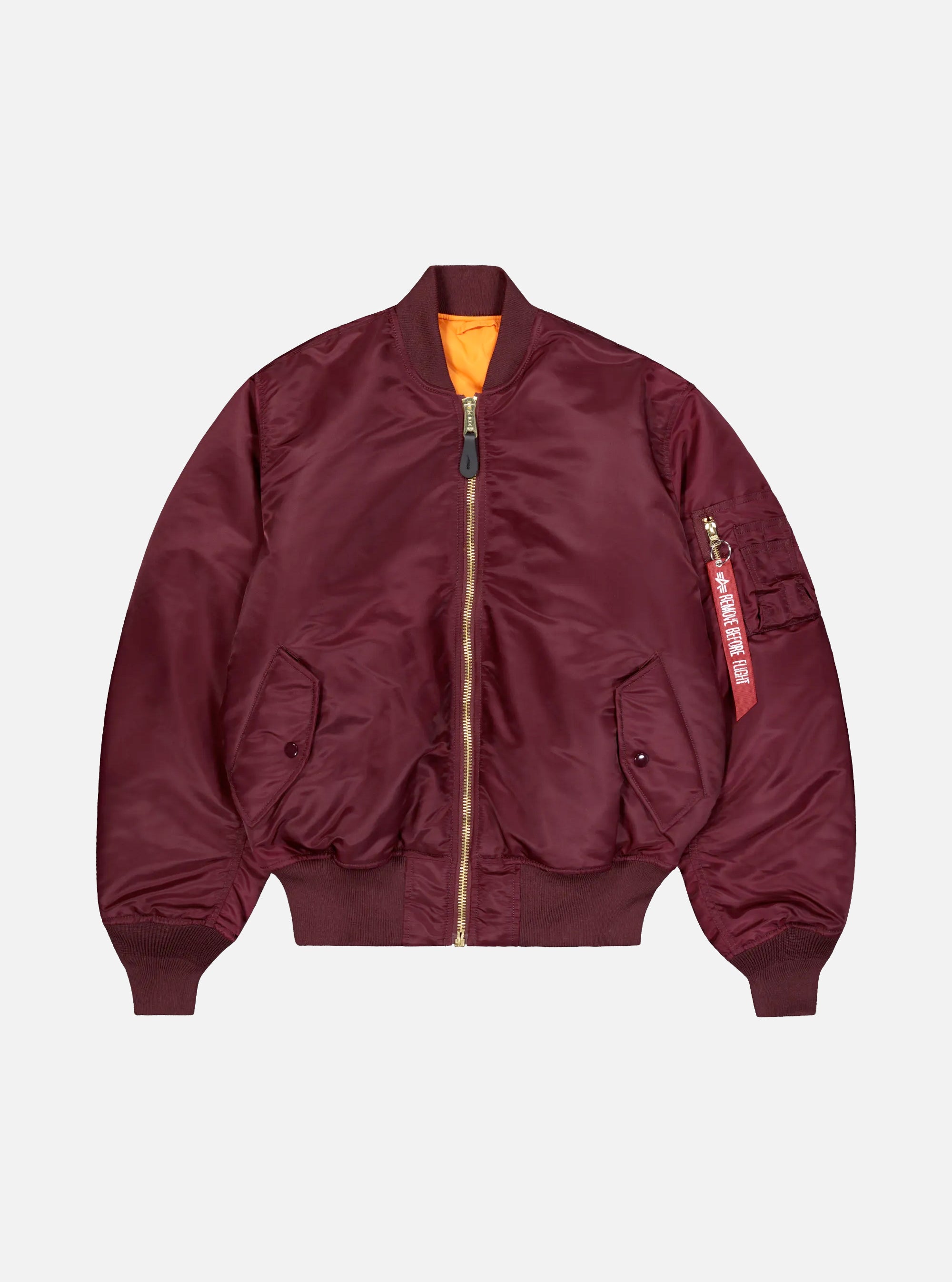 MA-1 BOMBER JACKET DARK CHERRY