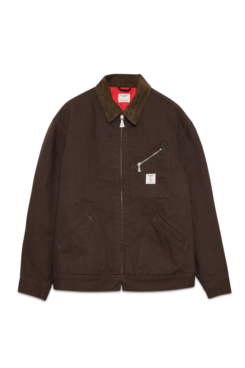 WORK SHORT JACKET BROWN