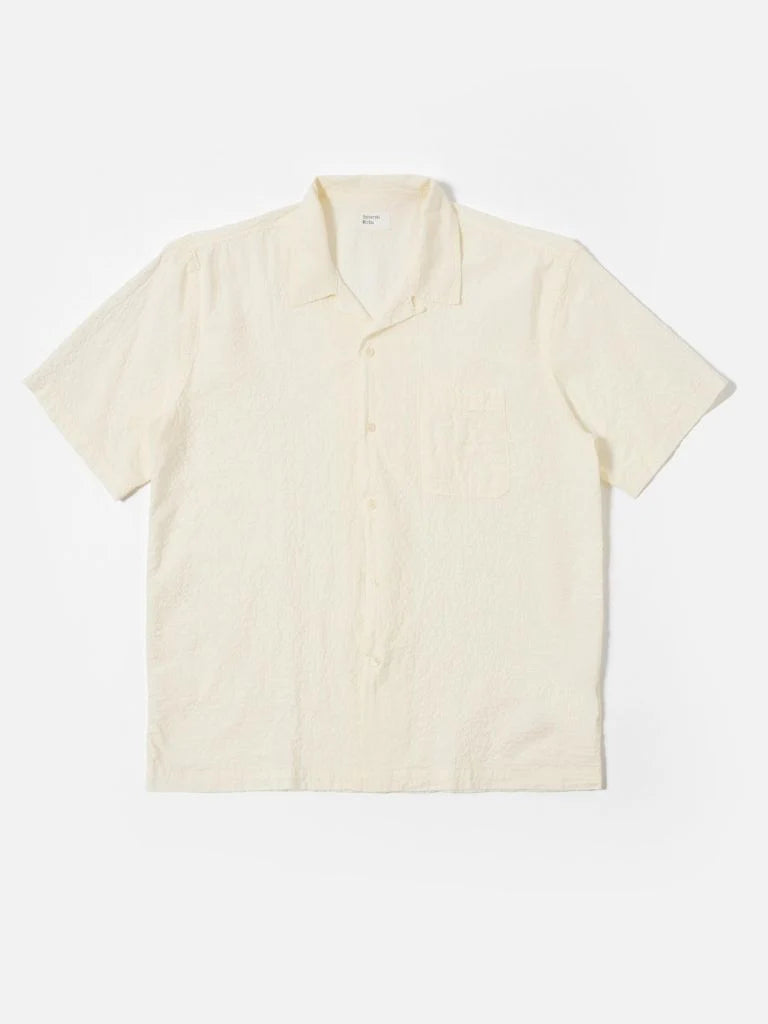 ROAD SHIRT ARTEN SEERSUCKERS ECRU